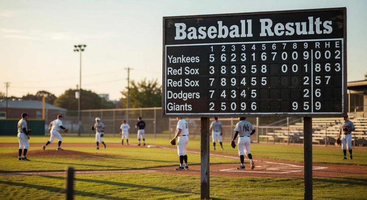 baseball results
