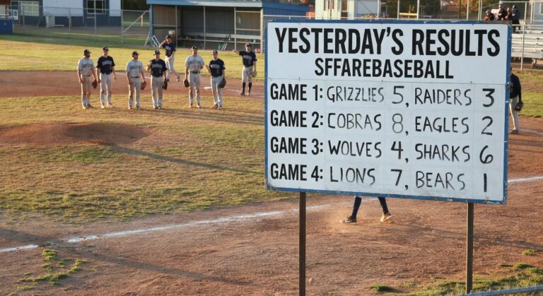 results yesterday sffarebaseball