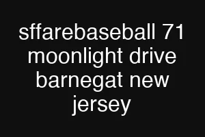 sffarebaseball 71 moonlight drive barnegat new jersey
